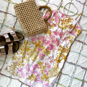 Y2K Pink Floral Roxy Coconut Girl Mini Dress